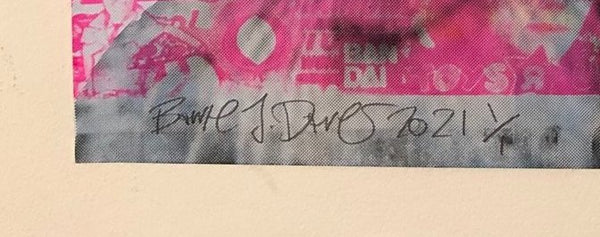 Kitschy Cat Print - BARRIE J DAVIES IS AN ARTIST