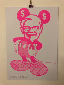 Mad Mickey Print - BARRIE J DAVIES IS AN ARTIST