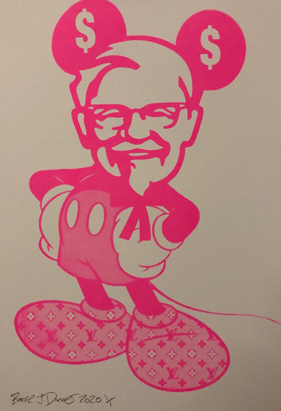 Mad Mickey Print - BARRIE J DAVIES IS AN ARTIST