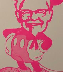 Mad Mickey Print - BARRIE J DAVIES IS AN ARTIST