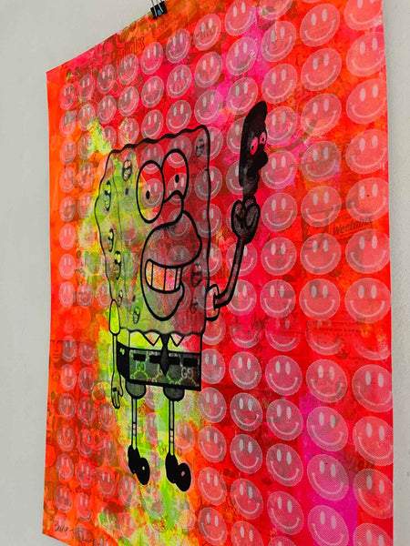 Manic Bob Print - BARRIE J DAVIES IS AN ARTIST