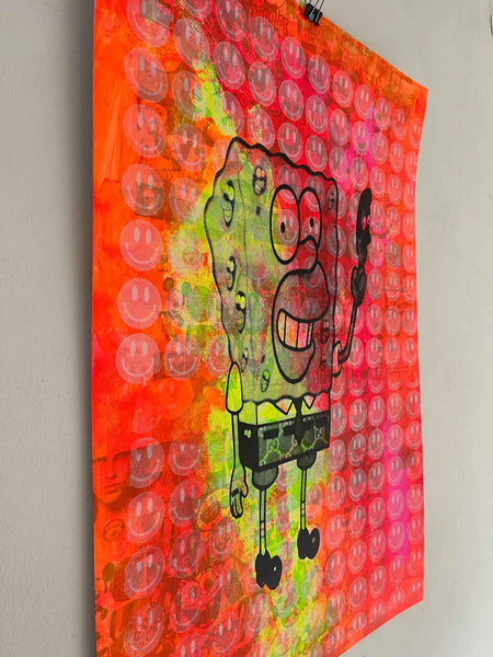 Manic Bob Print - BARRIE J DAVIES IS AN ARTIST