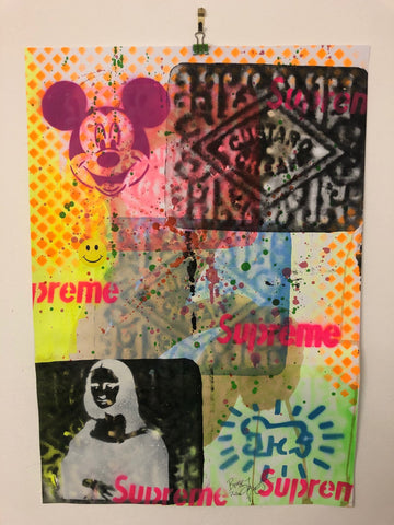 Mash up Print - BARRIE J DAVIES IS AN ARTIST