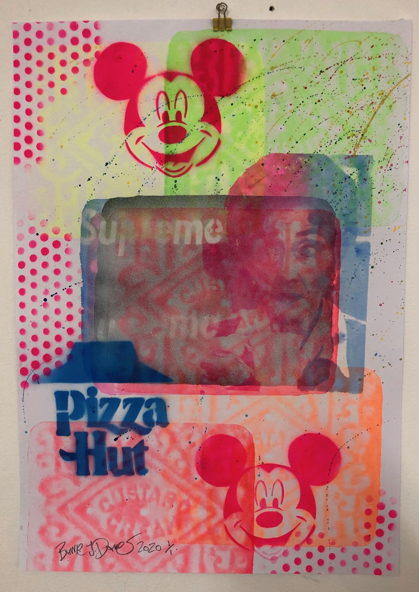 Mash up Print - BARRIE J DAVIES IS AN ARTIST