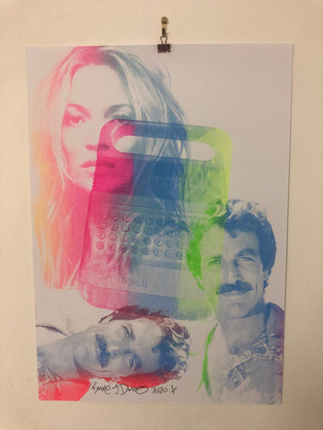 Mash up Print - BARRIE J DAVIES IS AN ARTIST