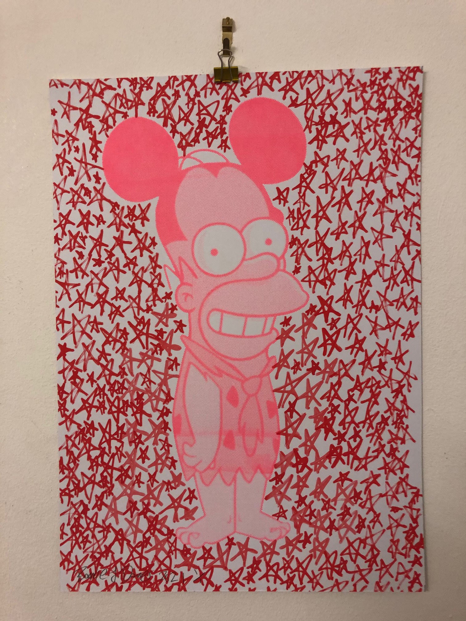 Monster Mash star Print - BARRIE J DAVIES IS AN ARTIST