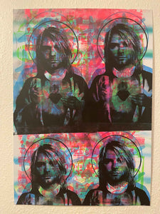 Nevermind them Print, unframed Silkscreen print on paper (hand finished) edition of 1/1 - A2 size 42cm x 59.4cm. Buy online with free delivery worldwide.