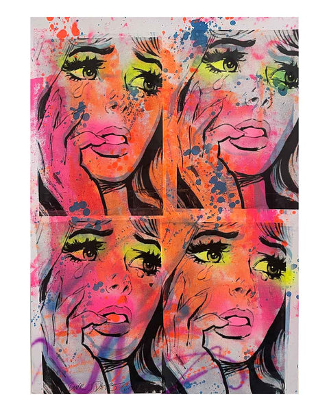 No Crying Lady Print