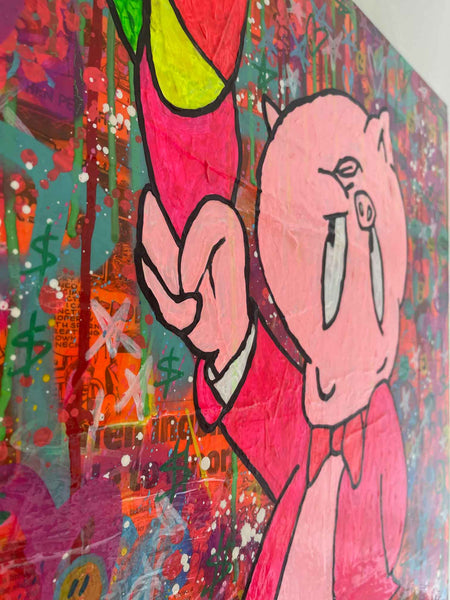 Pigcasso Painting - BARRIE J DAVIES IS AN ARTIST