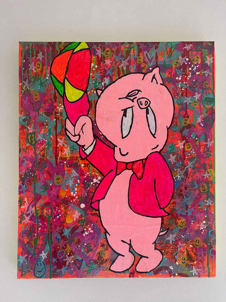 Pigcasso Painting - BARRIE J DAVIES IS AN ARTIST