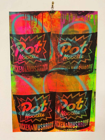 Pop Noodle Print - BARRIE J DAVIES IS AN ARTIST