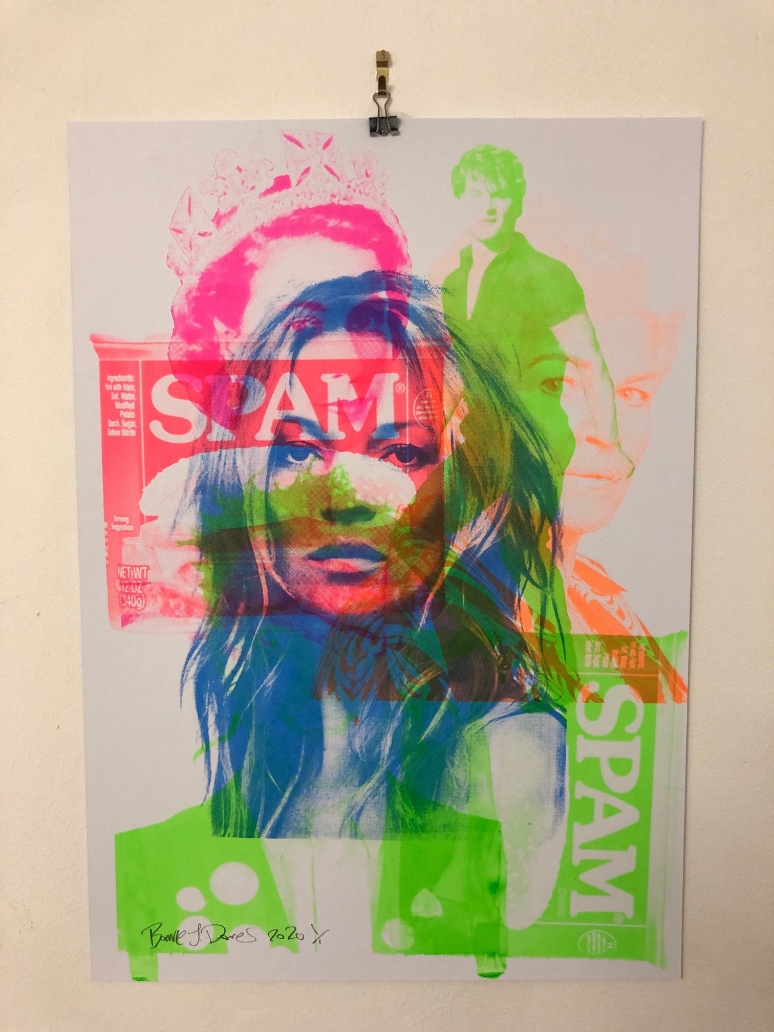 Remix Up Super Kate Print - BARRIE J DAVIES IS AN ARTIST