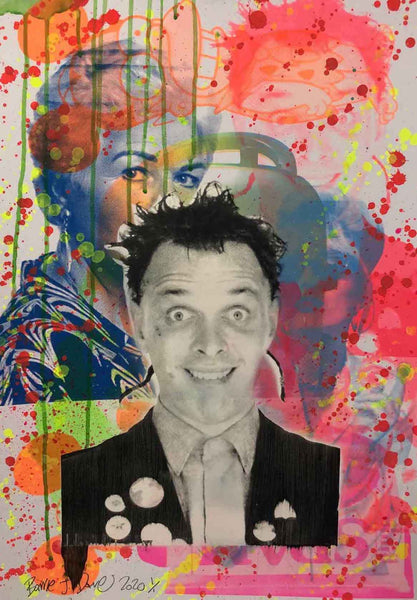 Rick Mash Up Print - BARRIE J DAVIES IS AN ARTIST