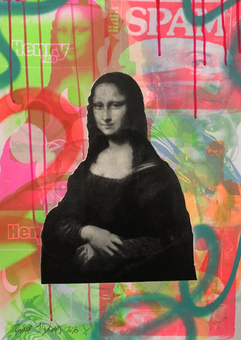 Secret Smile Print - BARRIE J DAVIES IS AN ARTIST