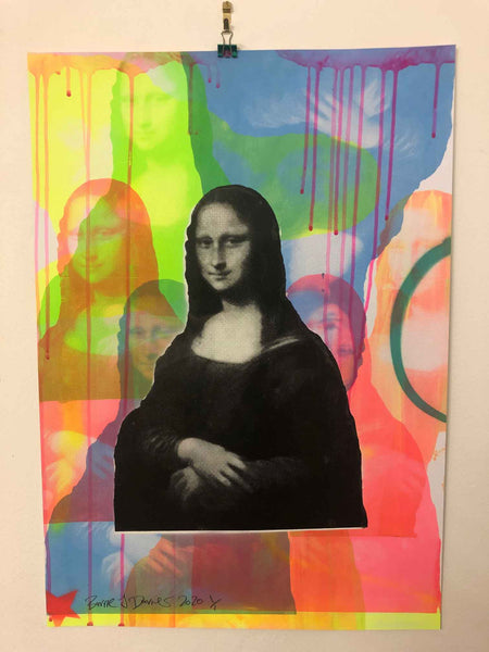 Secret Smile Print - BARRIE J DAVIES IS AN ARTIST