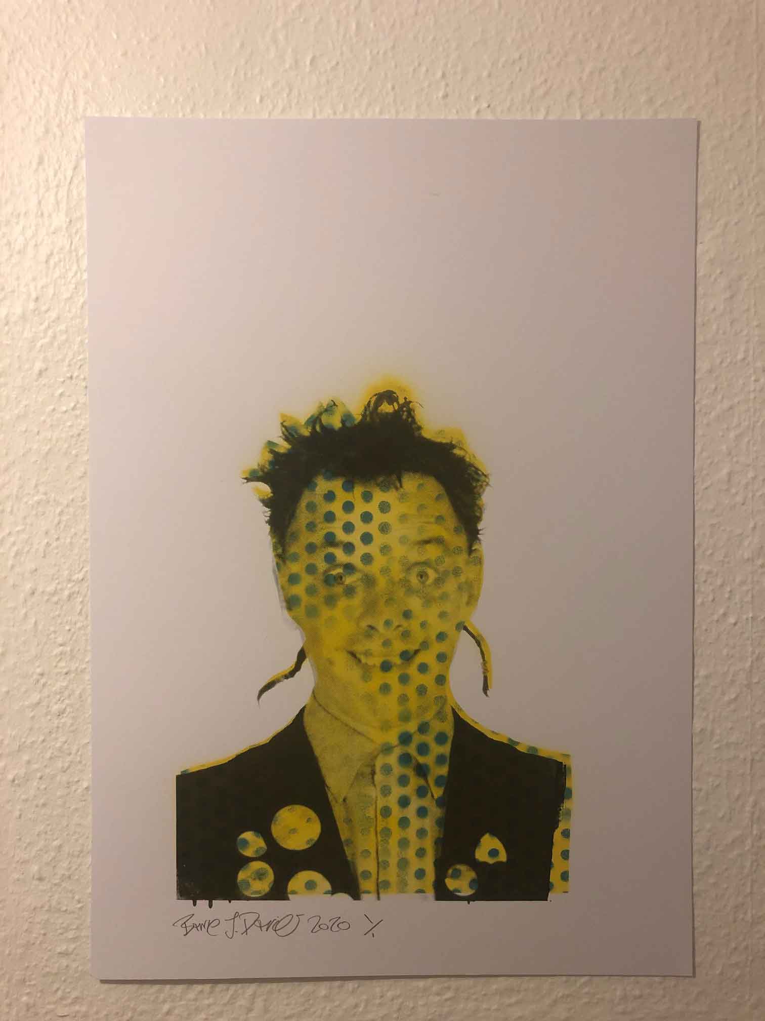 Spotty Slick Rick Print - BARRIE J DAVIES IS AN ARTIST