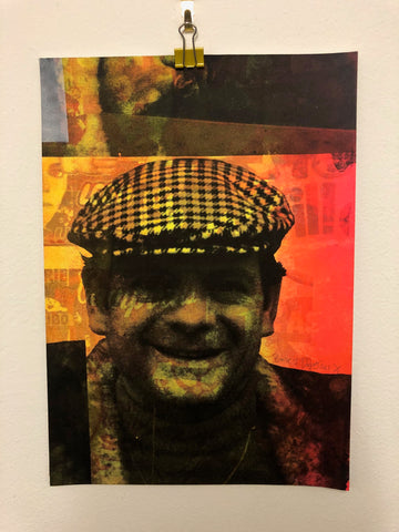 Small Cushty Print - BARRIE J DAVIES IS AN ARTIST