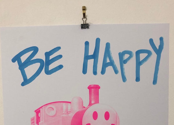 Smile Happy Trip Print - BARRIE J DAVIES IS AN ARTIST