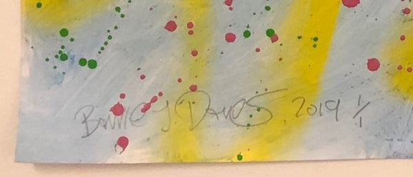 Splattered Super Kate Print - BARRIE J DAVIES IS AN ARTIST