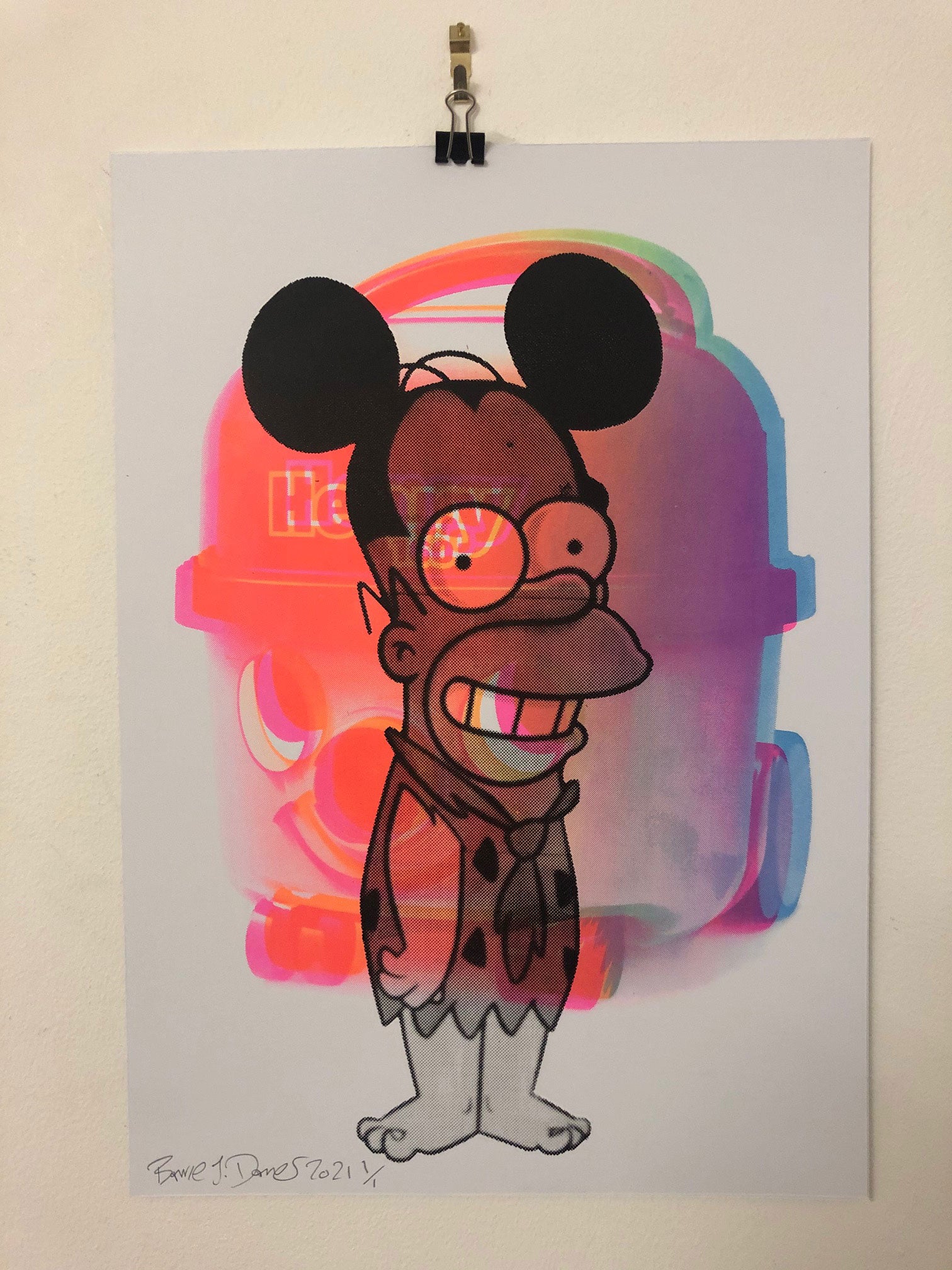 Suck it up Monster Mash Print - BARRIE J DAVIES IS AN ARTIST