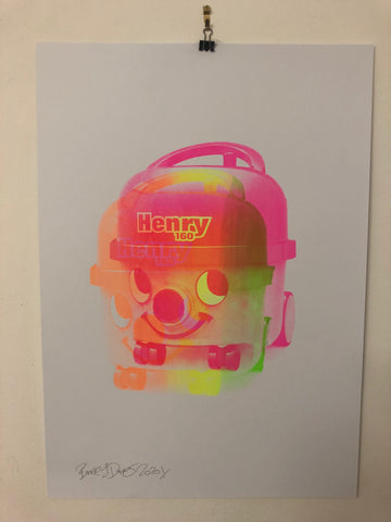 Suck it up Trippy Print - BARRIE J DAVIES IS AN ARTIST