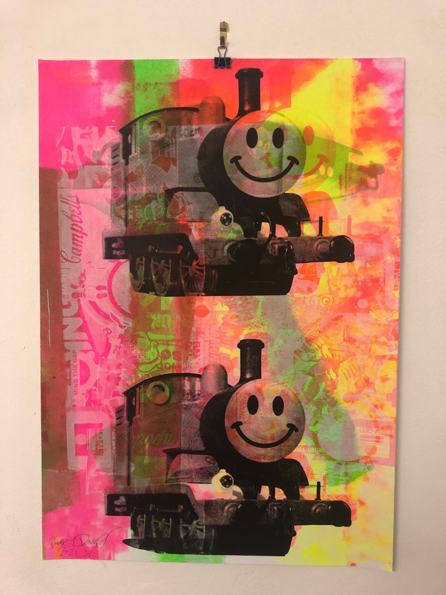 Super Happy Trip Print - BARRIE J DAVIES IS AN ARTIST