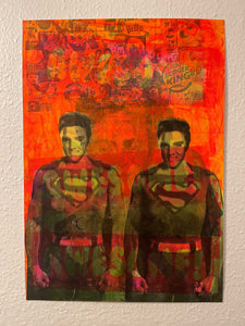 Taking care of Business Print by Barrie J Davies 2022 - unframed Silkscreen print on paper (hand finished) edition of 1/1 - A2 size 42cm x 59.4cm.