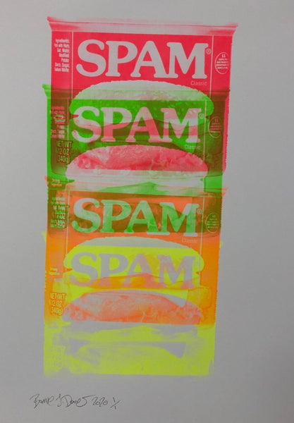 Under The Rainbow Junk Mail Print - BARRIE J DAVIES IS AN ARTIST