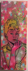 whats the story morning glory by barrie j davies 2015, Mixed media on Canvas, 80cm x 60cm, unframed. Barrie J Davies is an Artist - Psychedelic pop surreal street art inspired Artist based in Brighton England UK - Paintings, Prints & Editions available.