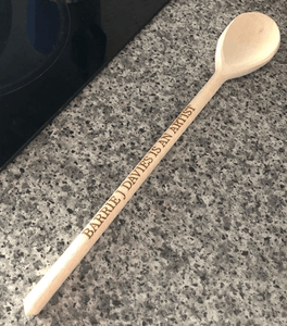 Barrie J Davies Is An Artist Wooden Spoon - BARRIE J DAVIES IS AN ARTIST
