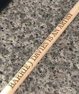 Barrie J Davies Is An Artist Wooden Spoon - BARRIE J DAVIES IS AN ARTIST