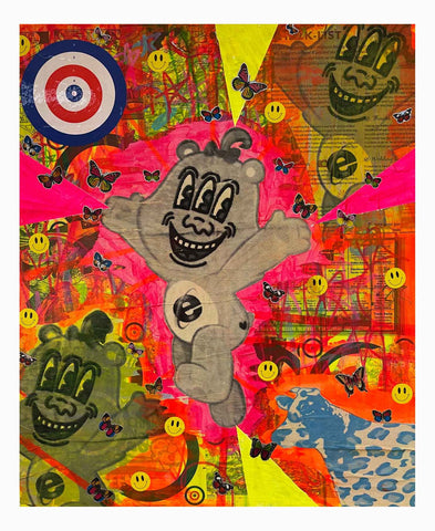 Wrong Bear Painting - BARRIE J DAVIES IS AN ARTIST