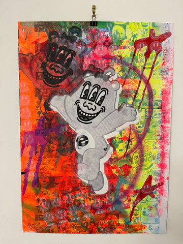 Wrong Bear Print - BARRIE J DAVIES IS AN ARTIST