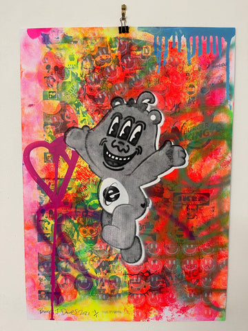 Love Wrong Bear Print - BARRIE J DAVIES IS AN ARTIST