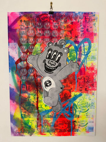 Wrong Bear Print - BARRIE J DAVIES IS AN ARTIST