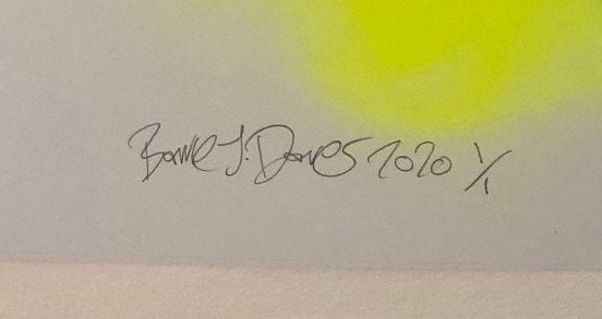 Yellow Nobody puts baby in the corner Print - BARRIE J DAVIES IS AN ARTIST